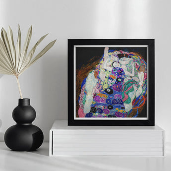 The Virgin - Gustav Klimt Symbolist Art Nouveau Print / Canvas Framed Colorful Abstract Artwork Figures Klimt-inspired Style, Klimt’s