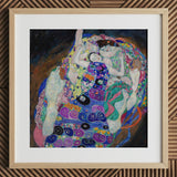 The Virgin - Gustav Klimt Symbolist Art Nouveau Print / Canvas Vibrant Ornate Framed Klimt’s ?The Kiss”, Kaleidoscopic Realm, Austrian Prints