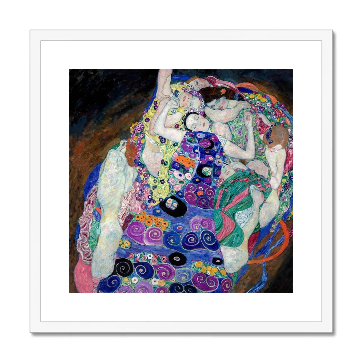 The Virgin Gustav Klimt Symbolist Art Nouveau Print, Framed Gustav Klimt Painting