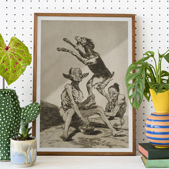 Wait ?Til You’ve been Anointed - Francisco De Goya Kunstdruck / Leinwand, Poster Drucke & Visuelle Kunstwerke, Toby Leon