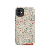 Wall Panel with Garden Urn - Painted Silk Phone Case Iphone 11 / Matte Floral Bird Patterned Phone Case Painted Silk Wall, Elegantly Woven