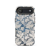 Wallflower - William Morris Botanical Pattern Iphone Case 17 Air / Matte White Blue Floral Patterned Phone Case Textured Surface William