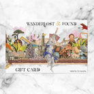 Wanderlost Gift Card, Usd 10.00, Gift Card Wanderlost & Collage Travel-related Images Objects