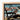 Framed Artwork Stylized Illustration Figure White Amidst Dark Rousseau Turning Innocence, Child-faced Rider Cutting, Flattened Color Planes