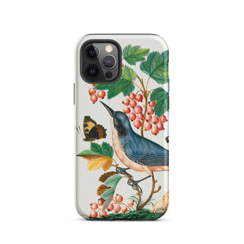 Warbler Admiral Wasps & Ants - James Bolton Phone Case Iphone 12 Pro / Matte Bird Butterfly Art, 18th-century Naturalist Splendor, Mobile