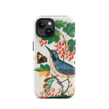 Warbler Admiral Wasps & Ants - James Bolton Phone Case Iphone 15 / Matte Bird Butterfly Phone Case James Bolton Art, 18th-century