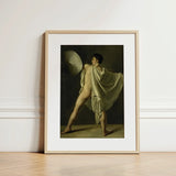 Warrior with Lance and Shield - Jean-eugene-charles Alberti Art Print / Canvas, Riveted Rim, Prints