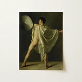 Warrior with Lance and Shield - Jean-eugene-charles Alberti Art Print / Canvas, Riveted Rim, Prints