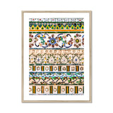 Wat Arun - Decorative Thai Mosaic Art Print, Framed Decorative Tile Pattern