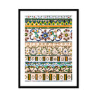 Wat Arun - Decorative Thai Mosaic Art Print, Framed Decorative Tilework