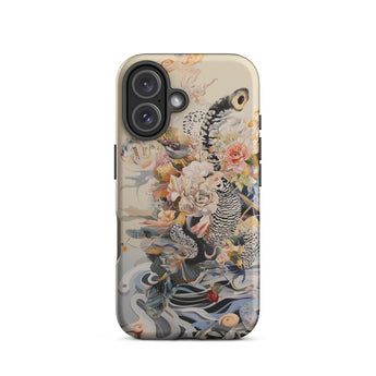 Watchtower - Surreal Floral Alien Art Phone Case, Iphone 16 / Matte, Mobile Cases, Toby Leon