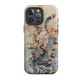 Watchtower - Surreal Floral Alien Art Phone Case Iphone 16 Pro Max / Matte Floral Animal Patterned Phone Case Surreal Alien, Cosmic Bloom,