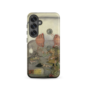 What the Water Gave me - Frida Kahlo Phone Case Samsung Galaxy S25 / Matte Phone Case Surreal Muted-toned Artwork Oversized Feet Bizarre