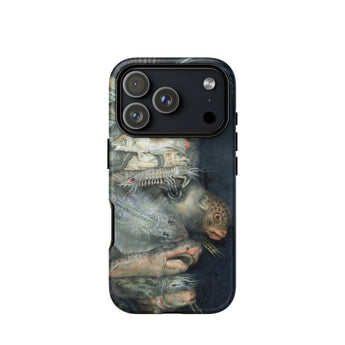 Water - Giuseppe Arcimboldo Phone Case Iphone 17 Pro / Matte Dark Intricately Illustrated Phone Case Surreal Underwater Scene Giuseppe