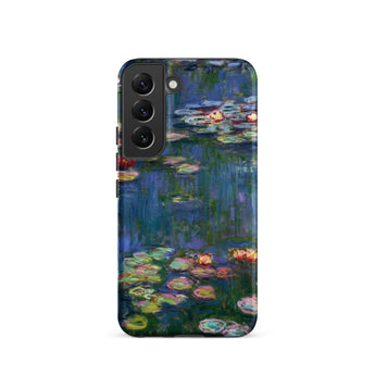 Water Lilies 1 - Claude Monet Phone Case Samsung Galaxy S22 / Matte Blue Green Water Lily Phone Case Reproduction Claude Monet’s Lilies,