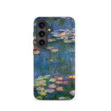 Water Lilies 1 - Claude Monet Phone Case Samsung Galaxy S24 / Matte Blue Green Water Lily-themed Phone Case Reproduction Claude Monet’s
