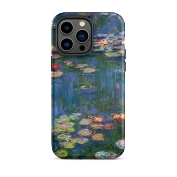 Water Lilies 1 - Claude Monet Phone Case Iphone 14 Pro Max / Matte Smartphone Case Monet Water Lilies Painting Design Claude Monet’s