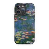 Water Lilies 1 - Claude Monet Phone Case Iphone 16 Pro Max / Matte Smartphone Case Monet’s Water Lilies Painting Design Claude Lilies,