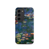 Water Lilies 1 - Claude Monet Phone Case Samsung Galaxy S23 / Matte Phone Case Vibrant Impressionist Painting Water Lilies Dark Claude