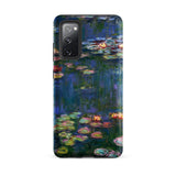 Water Lilies 1 - Claude Monet Phone Case Samsung Galaxy S20 Fe / Matte Phone Case Vibrant Impressionist Painting Water Lilies Dark Claude