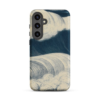 The Wave - C. R. W. Nevinson Phone Case, Samsung Galaxy S24 Plus / Matte, Mobile Cases, Toby Leon