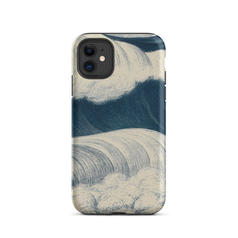 The Wave - C. R. W. Nevinson Phone Case Iphone 11 / Matte Phone Case Wave Design Nevinson Iphone Case, Sea, he Scores,