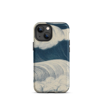 The Wave - C. R. W. Nevinson Phone Case Iphone 13 Mini / Matte Wave-patterned Phone Case Nevinson Iphone Case, Sea, he Scores,
