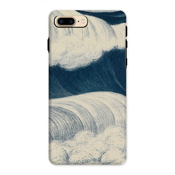 The Wave - C. R. W. Nevinson Phone Case Iphone 8 Plus / Matte Phone Case Wave Design Nevinson Iphone Case, Sea, he Scores,