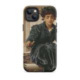 Intrecciando la Corona - Custodia Iphone di Frederic Leighton, 14 Plus / Opaca, Custodie per Cellulari, Toby Leon