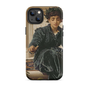 Intrecciando la Corona - Custodia Iphone di Frederic Leighton, 14 Plus / Opaca, Custodie per Cellulari, Toby Leon