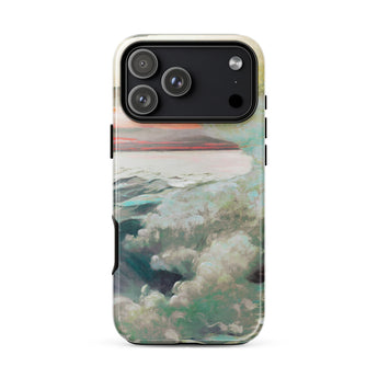 West Point Prouts Neck - Winslow Homer Phone Case Iphone 17 Pro Max / Gloss Phone Case Painted Ocean Scene Teal White Waves Winslow Homer