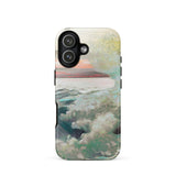 West Point Prouts Neck - Winslow Homer Phone Case Iphone 17 / Gloss Phone Case Painted Ocean Scene Teal White Waves Winslow Homer Fixed,