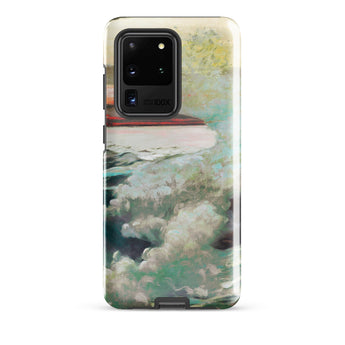 West Point Prouts Neck - Winslow Homer Phone Case Samsung Galaxy S20 Ultra / Gloss Phone Case Painted Scene Waves Sky Soft Teal Winslow