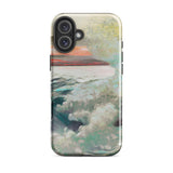 West Point Prouts Neck - Winslow Homer Phone Case Iphone 16 Plus / Gloss Phone Case Painted Seascape Soft Teal White Orange Winslow Homer