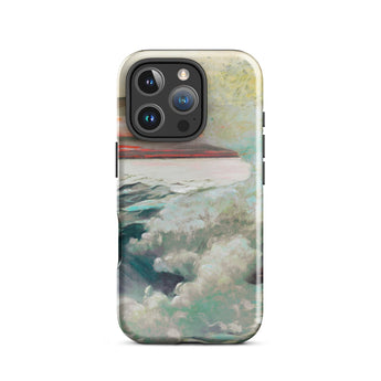 West Point Prouts Neck - Winslow Homer Phone Case Iphone 16 Pro / Gloss Phone Case Painted Seascape Teal White Clouds Accented Winslow