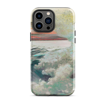 West Point Prouts Neck - Winslow Homer Phone Case Iphone 13 Pro Max / Gloss Phone Case Painted Seascape Teal White Clouds Orange Winslow