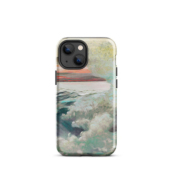 West Point Prouts Neck - Winslow Homer Phone Case Iphone 13 Mini / Gloss Protective Phone Case Painted Ocean Scene Turquoise White Winslow