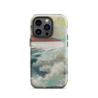 West Point Prouts Neck - Winslow Homer Phone Case Iphone 14 Pro / Gloss Rugged Phone Case Painted Seascape Teal White Waves Winslow Homer