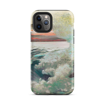 West Point Prouts Neck - Winslow Homer Phone Case Iphone 11 Pro / Matte Rugged Phone Case Textured Painterly Seascape Teal White Winslow
