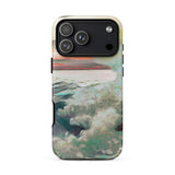 West Point Prouts Neck - Winslow Homer Phone Case Iphone 17 Pro Max / Matte Rugged Phone Case Vibrant Painterly Ocean Scene Turquoise