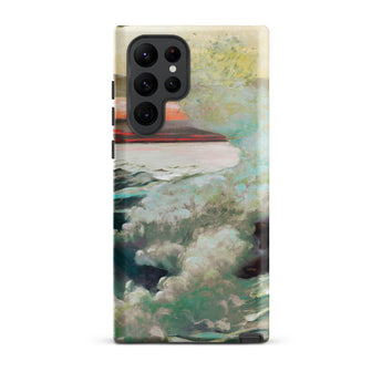 West Point Prouts Neck - Winslow Homer Phone Case Samsung Galaxy S22 Ultra / Matte Sleek Phone Case Vibrant Impressionistic Landscape