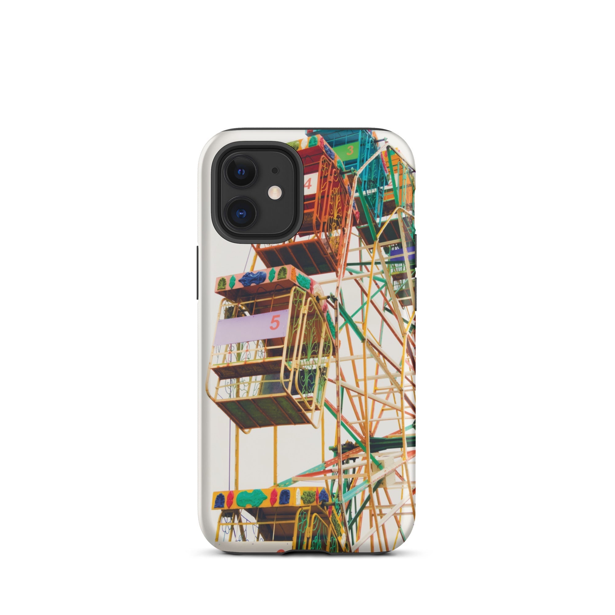 Wheel of Fortune Amusement Park Ferris Iphone Case, 12 Mini / Matte, Ferris Wheel Phone Case
