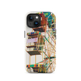 Wheel of Fortune - Cover per iPhone con ruota panoramica da luna park, 15 / Opaca, Cover per cellulare, Toby Leon