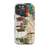 Wheel of Fortune - Cover per iPhone con ruota panoramica da luna park, 16 Pro Max / Opaca, Cover per cellulare, Toby Leon