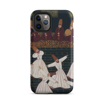 Draaiende derwisjen in Konya - Ottomaanse School iPhone-hoesje, 11 Pro / Mat, hoesjes voor mobiele telefoons, Toby Leon