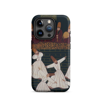 Draaiende derwisjen in Konya - Ottomaanse School iPhone-hoesje, 15 Pro / Mat, hoesjes voor mobiele telefoons, Toby Leon