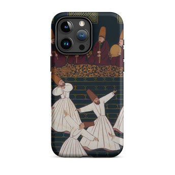 Draaiende derwisjen in Konya - Ottomaanse School iPhone-hoesje, 15 Pro Max / Mat, hoesjes voor mobiele telefoons, Toby Leon