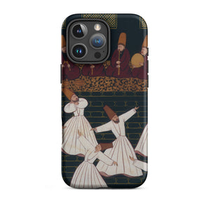 Whirling Dervishes at Konya - Ottoman School Phone Case, Iphone 16 Pro Max / Matte, Mobile Cases, Toby Leon
