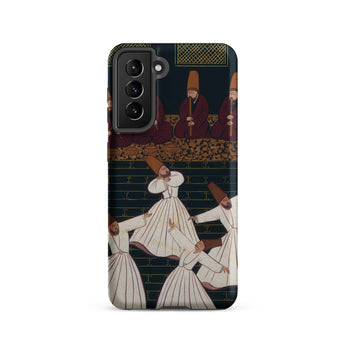 Whirling Dervishes at Konya - Ottoman School Phone Case, Samsung Galaxy S21 / Matte, Mobile Cases, Toby Leon