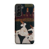 Whirling Dervishes at Konya - Ottoman School Phone Case, Samsung Galaxy S21 Plus / Matte, Mobile Cases, Toby Leon